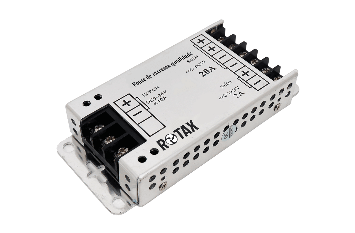 Fonte 10-30V para 5V 20A