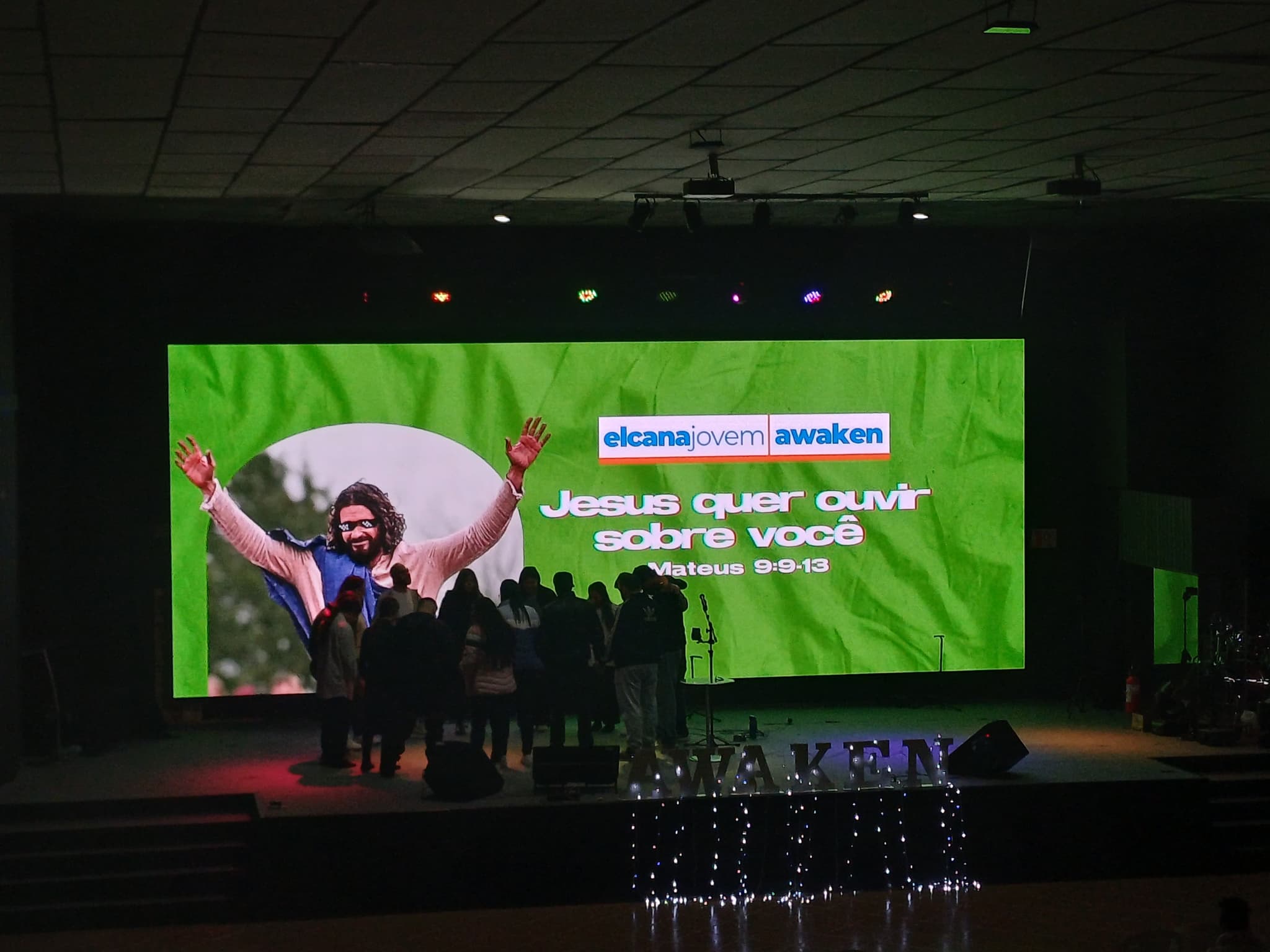 Painel LED indoor para igreja